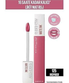 Maybelline SuperStay Matte Ink матовая губная помада 125