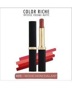 L'Oreal Paris Color Riche Intense Volume матовая губная помада 603 Wood Nonchalant, Варианты: 603 Wood Nonchalant