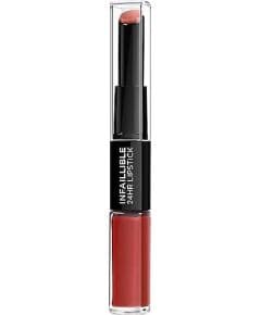 L'Oreal Paris Infaillible 2 Steps Lipstick 24 часа стойкая 506 Red Infaillible Жидкая помада, Варианты: 506 Red Infaillible