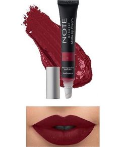 NOTE Mineral Matte Lip Cream Полуматовая жидкая помада 05 Plum Wine - Красный