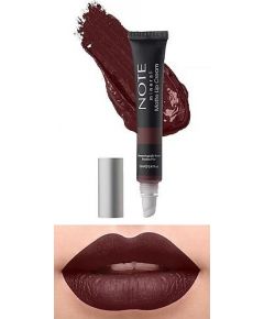 NOTE Mineral Matte Lip Cream Полуматовая жидкая помада 07 Brownight - Кизилово-коричневый