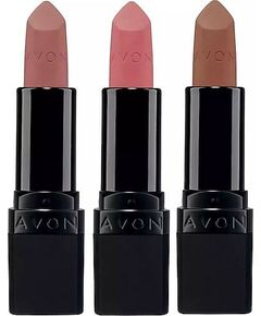 Avon Ultra матовая губная помада Пакет Марвеллос Мока, Нюд Суан и Пьюр Пинк