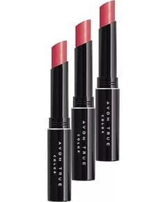 Avon Ultra Beauty Стиковой блеск для губ Forever Pink Трехшаговый набор