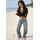 Zara Джинсы z1975 straight-fit mid-rise long length , Цвет: Серый, Размер: 40