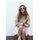 Zara Куртка с контрастными вставками , Цвет: Коричневый, Размер: XS