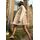 Zara Короткое пальто-тренч с поясом , Цвет: Коричневый, Размер: XS