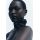 Zara Шелковый платок с цветочным узором, сохраняющий исходное сочетание, Цвет: Черный, Размер: M