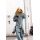 Zara Джинсовый комбинезон denim trf с воротником , Цвет: Синий, Размер: S