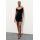 Zara Короткое платье из эластичной ткани, Цвет: Черный, Размер: XS