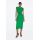 Zara Платье миди с линией талии , Цвет: Зеленый, Размер: L