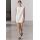 Zara Женское платье коллекции zw collection , Цвет: Бежевый, Размер: M