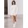 Zara Платье с вязаным узором и собранным по талии , Цвет: Бежевый, Размер: XS