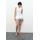 Zara Плейсуит платье с воздушным юбкой , Цвет: Белый, Размер: XS