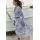 Zara Платье с поясом с принтом и оборками , Цвет: multicolor, Размер: XS