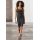 Zara   stretch knit midi dress , Цвет: Черный, Размер: S