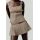 Zara Юбка с завышенной линией талии , Цвет: Коричневый, Размер: XS