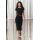 Zara Вязаная юбка midi с подшивкой , Цвет: Черный, Размер: XS