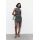 Zara Юбка из короткого жаккарда с текстурой , Цвет: Серый, Размер: S