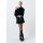 Zara Юбка-шорты с контрастным поясом , Цвет: Черный, Размер: L