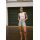 Zara Высокие джинсовые шорты с высокой талией и разрывами, Цвет: Синий, Размер: 32