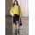 Zara Джинсовые бермуды с высокой талией и свободным кроем из коллекции zw, Цвет: Синий, Размер: 32