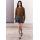 Zara Юбка-мини из коллекции zw из шерстяной смеси с боковыми складками , Цвет: Серый, Размер: XS