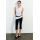 Zara Асимметричный собранный топ , Цвет: Белый, Размер: S