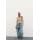 Zara Топ с асимметричным вырезом и длинным рукавом из трикотажного жаккарда, Цвет: Коричневый, Размер: XS