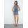 Zara Топ из денима trf с поясом , Цвет: Синий, Размер: XS