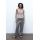 Zara Топ с галстуком на шее с контрастным разделителем , Цвет: Серый, Размер: M