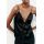 Zara Топ с атласным финишем и бантами , Цвет: Черный, Размер: XL