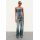 Zara Топ denim trf в стиле корсета , Цвет: Синий, Размер: S