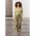 Zara Топ с открытыми плечами из вязаного материала со сгибаемым прямым вырезом, Цвет: Зеленый, Размер: XS