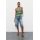 Zara Топ с полосками и принтом , Цвет: multicolor, Размер: XS
