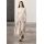 Zara Свитер из трикотажа с трехчетвертными рукавами , Цвет: Бежевый, Размер: S