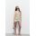 Zara Тонкий свитер из смесовой хлопковой и льняной пряжи , Цвет: Бежевый, Размер: S
