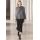 Zara Короткое вязаное пальто с асимметричным шарфом , Цвет: Серый, Размер: L-XL