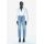 Zara Джинсы с высокой талией и зауженными брючинами на щиколотке z1975 mom-fit , Цвет: Синий, Размер: 40