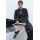 Zara Кроссовки для бега с контрастными материалами и вставками из кожи, Цвет: Черный, Размер: 35
