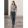 Zara Джинсы с высокой посадкой из коллекции zw collection с бусинными деталями , Цвет: Синий, Размер: 34