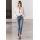 Zara Джинсы с кроптовыми длинными ногами и средним выром zw collection , Цвет: Синий, Размер: 32