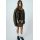 Zara Куртка-мото с эффектом кожи и укороченным кроем, Цвет: Серый, Размер: XS
