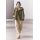 Zara Легкая оверсайз парка из коллекции zara woman, Цвет: Зеленый, Размер: S