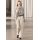 Zara Широкие джинсы zw collection с высокой посадкой , Цвет: Бежевый, Размер: 42