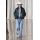 Zara Куртка из 100% кожи, Цвет: Синий, Размер: M