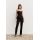 Zara Брюки с контрастным поясом из атласа , Цвет: Черный, Размер: XS