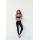 Zara Лосины с высокой талией, изготовленные из спиненного полиамидного смеси, Цвет: Черный, Размер: S