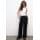 Zara Широкие брюки с линиями вытачек , Цвет: Черный, Размер: S