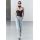 Zara Джинсы с высокой талией из коллекции zw collection с широкими брючинами и стразами , Цвет: Синий, Размер: 34