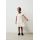 Zara Платье с текстурой и вышитыми цветами , Цвет: Белый, Размер: 4 лет (104 см)